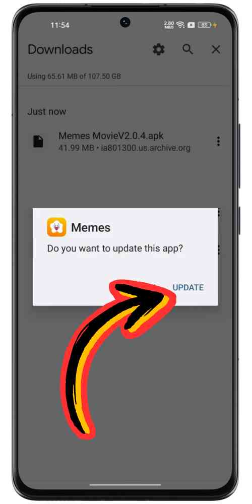 Install the Update