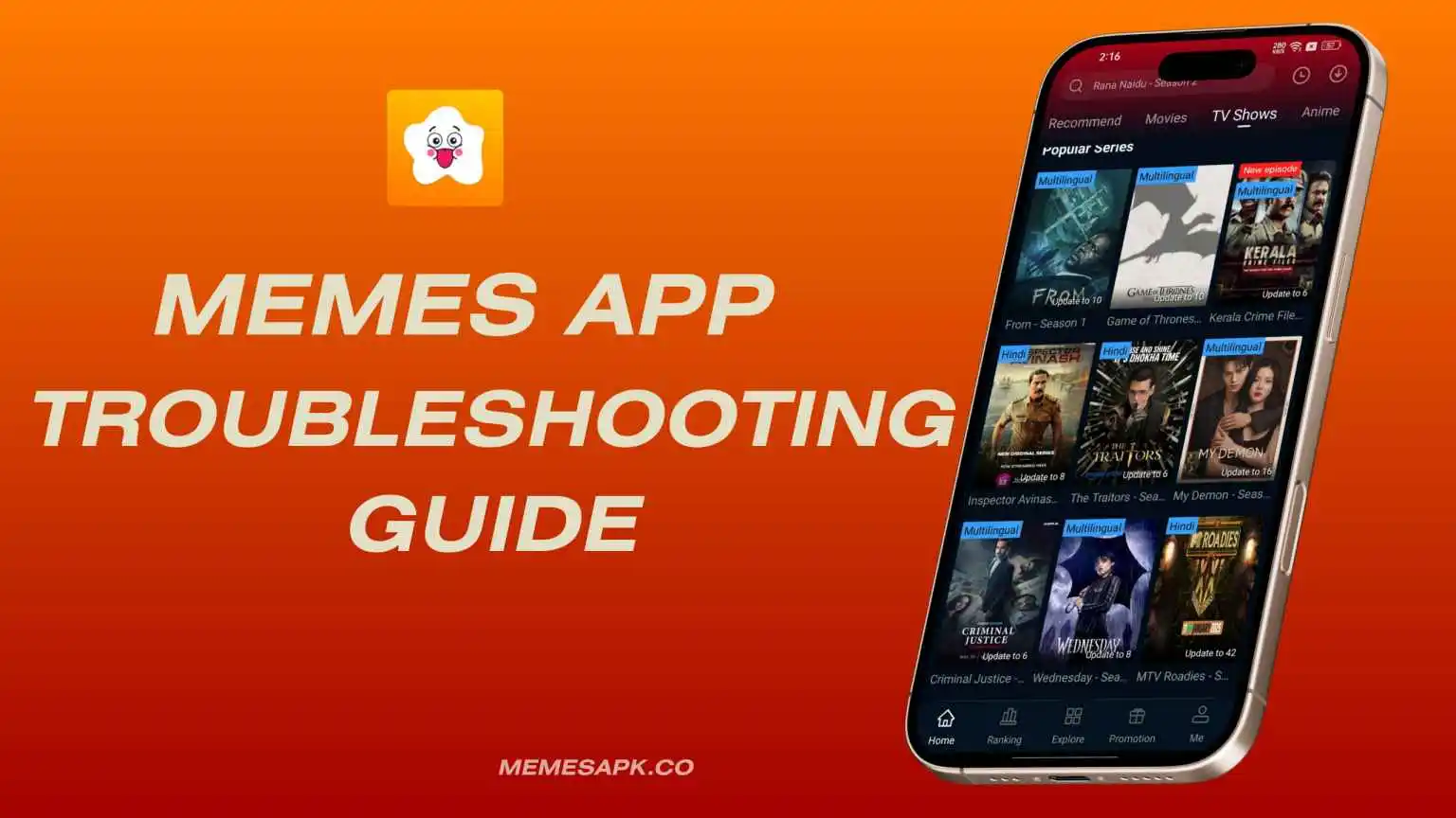 Memes App Troubleshooting Guide